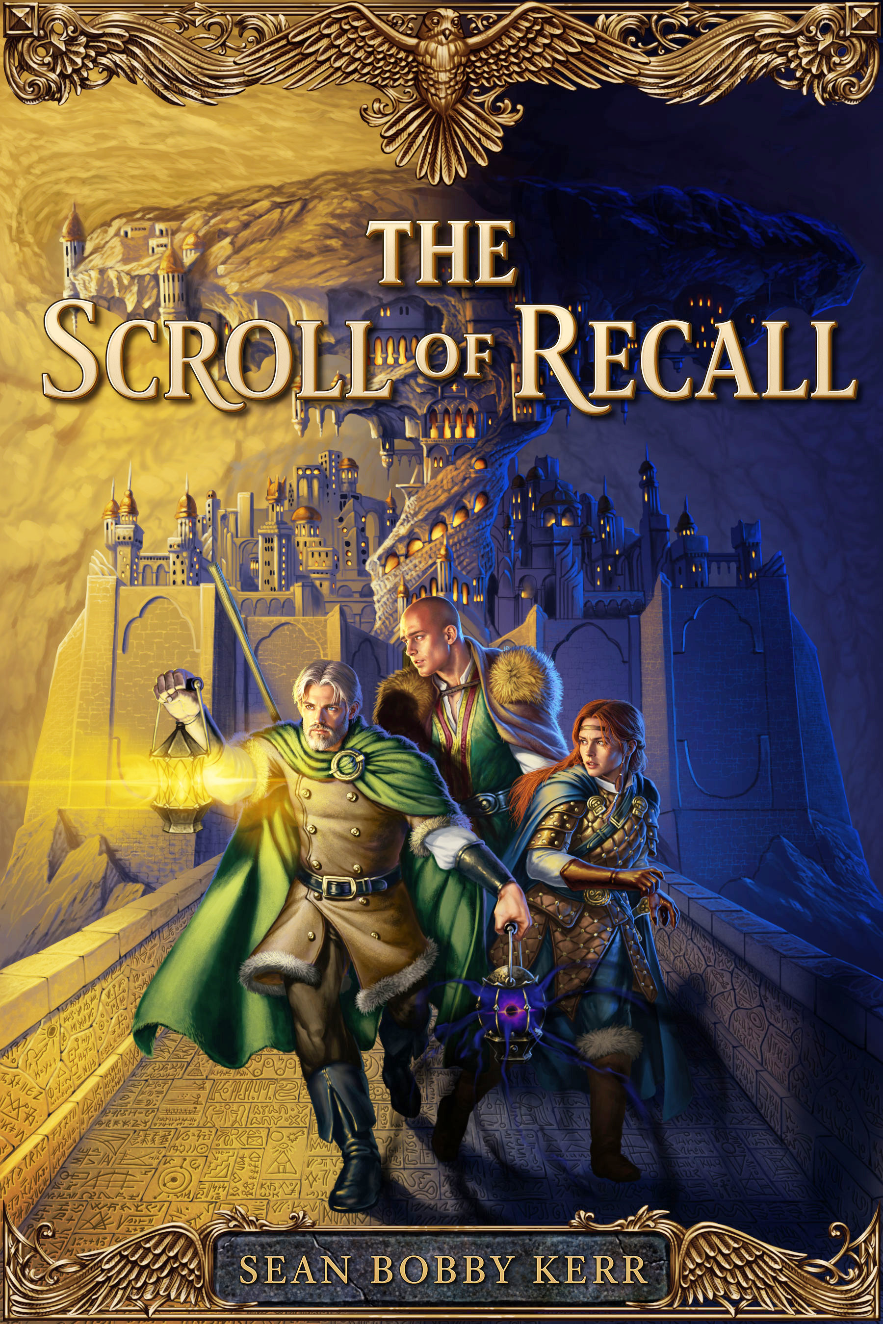 The Scroll of Recall, Book Two of the Maelum Trilogy, front cover.